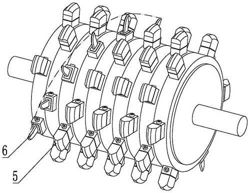 噸袋固廢物專(zhuān)用齒輥破碎機(jī)