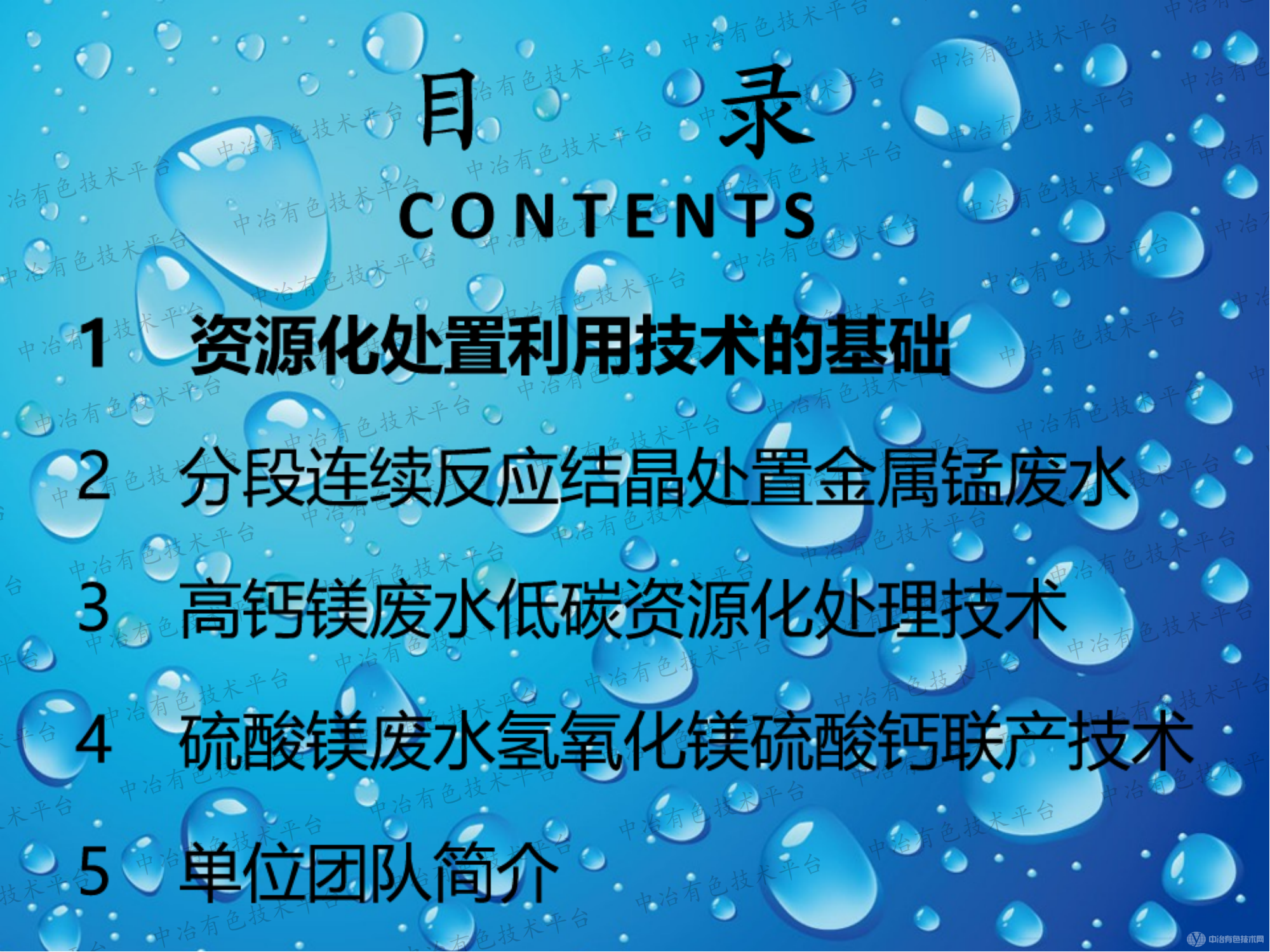 高效、低碳廢水資源化處置利用技術(shù)