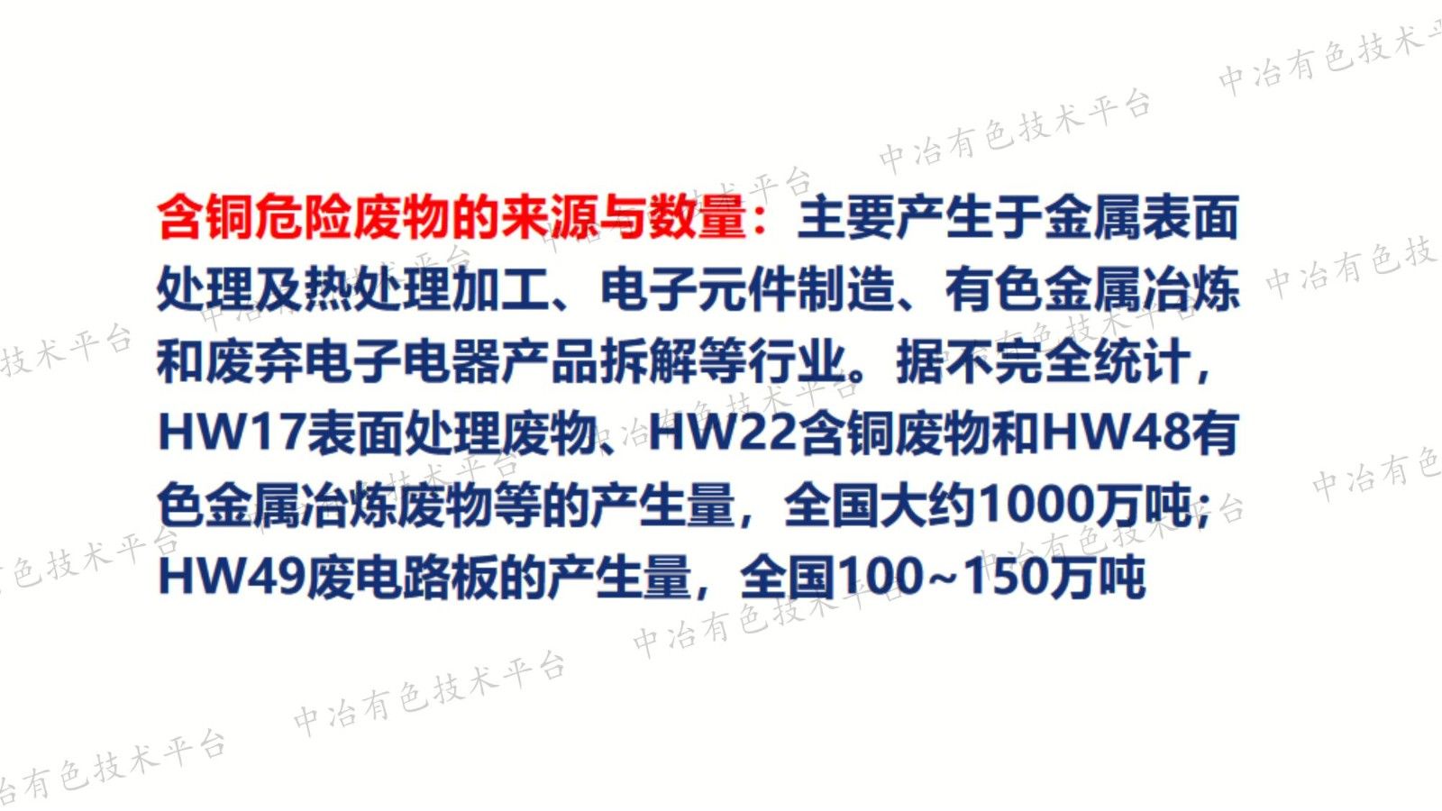 以高水平生態(tài)環(huán)境保護(hù)促我國含銅危廢綜合利用企業(yè)高質(zhì)量發(fā)展