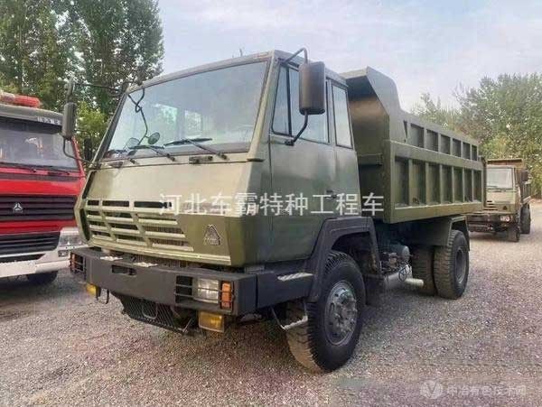 轉(zhuǎn)讓斯太爾4.8米原裝翻斗自卸車,幾百公里車況,266馬力 價格便宜