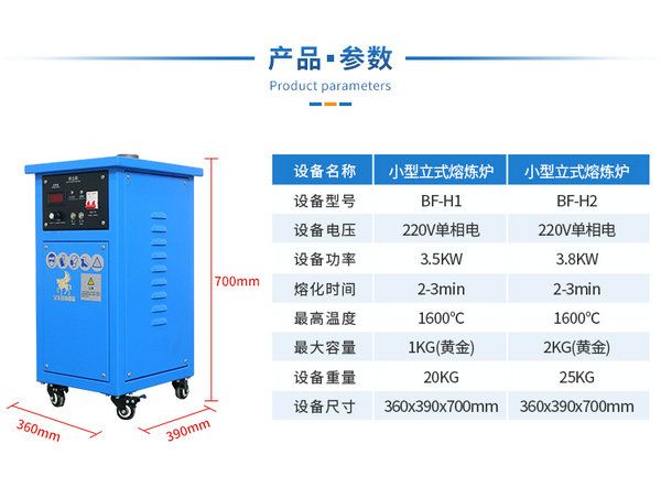 1600℃感應(yīng)加熱220V立式小型熔煉爐(1.2kg-2.6kg容量)可定制