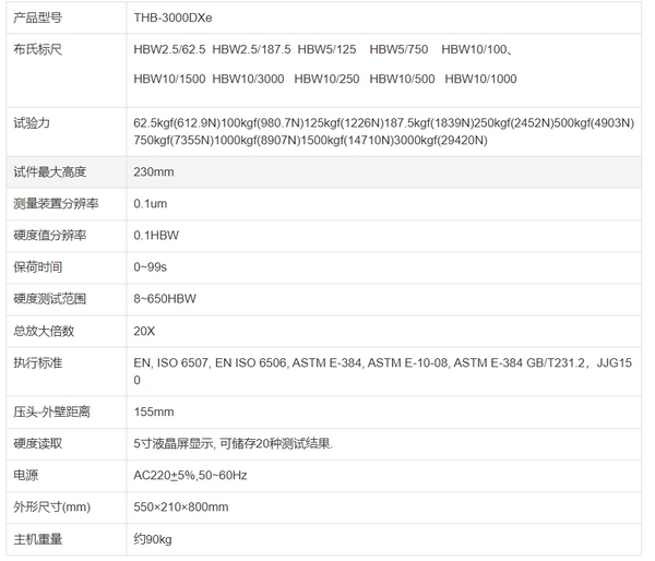 THB-3000DXe 數(shù)顯布氏硬度計(外接數(shù)顯測量顯微鏡)