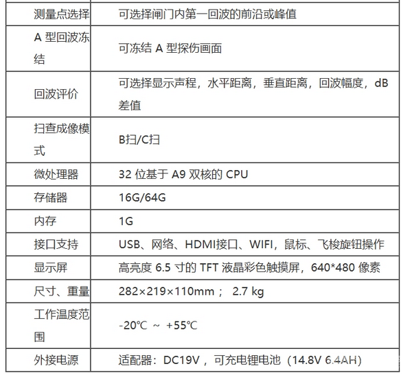 EUT-1001 系列超聲波探傷儀